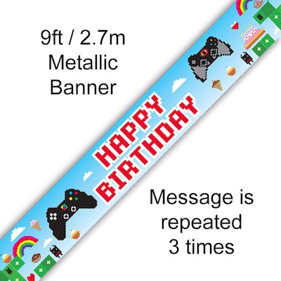 Oaktree Blox Birthday Banner 2.7m