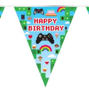 Oaktree Blox Game Birthday Bunting 3.9m