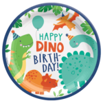 Amscan Happy Dino Birthday Plates 8ct