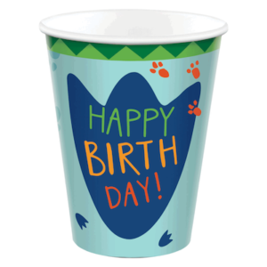 Amscan Dinosaur Birthday Paper Cups 8ct