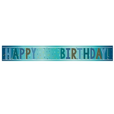 Amscan 'Add an Age' Blue Birthday Banner 1.8m