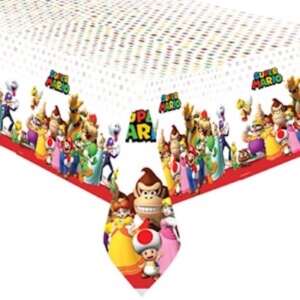 Super Mario Plastic Tablecover 1.8m x 1.2m