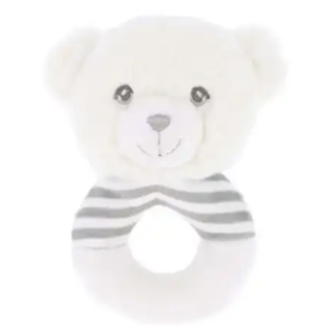 KeelEco Polar Bear Baby Rattle 14cm