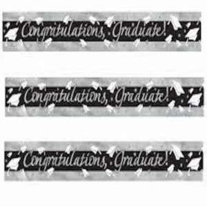 Unique Congratulations Graduate Banner 2.74m