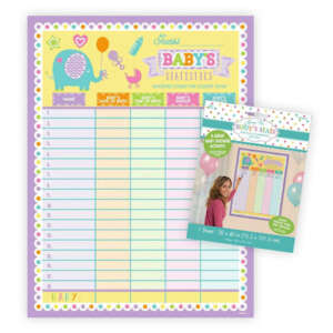 Amscan Baby Stats Baby Shower Game