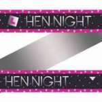 Creative Party Hen Night L Plate Banner 2.74m