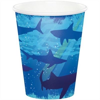 CC Shark Splash Paper Cups (8ct)