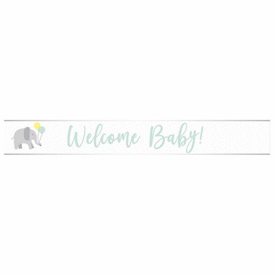 Amscan Welcome Baby Unisex Banner 2.7m