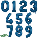 Navy Blue Giant Numbers