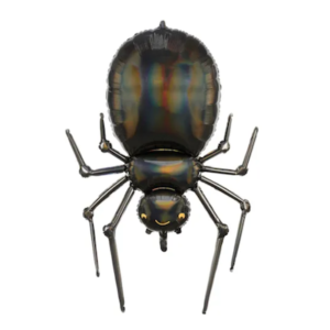 PartyDeco 39" Glossy Black Spider