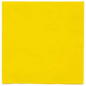 Amscan Plain Yellow Paper Napkins 20ct