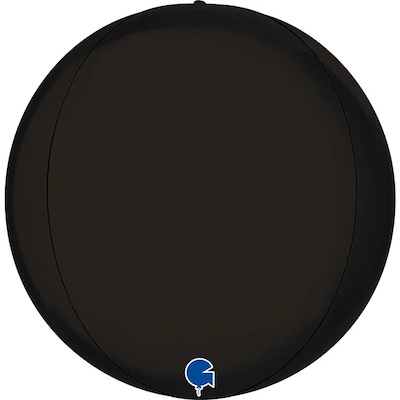 Grabo 15" Plain Black Globe