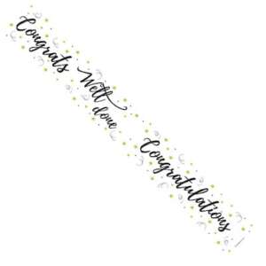 Kaleidoscope Congratulations Banner 2.6m