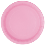 Unique 9" Lovely Pink Paper Plates 16ct