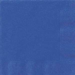 Unique Royal Blue 2 Ply Napkins 20ct
