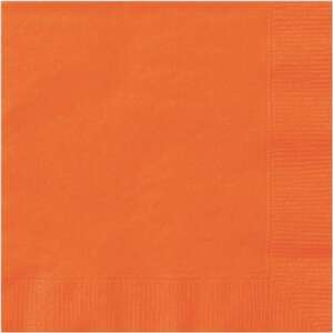 Unique Pumpkin Orange 2 Ply Napkins 20ct