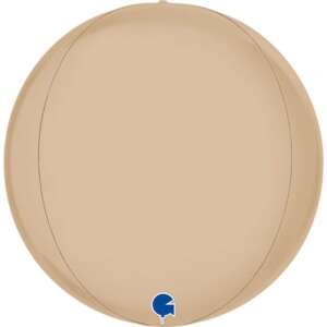 Grabo 15" Plain Satin Cream 4D Globe