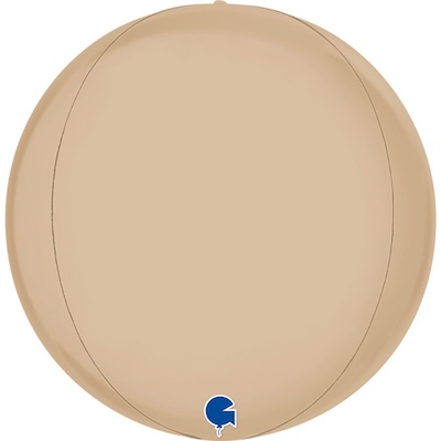 Grabo 15" Plain Satin Cream 4D Globe
