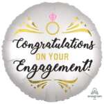 Engagement Single 18" Foil Balloons (Various Designs)
