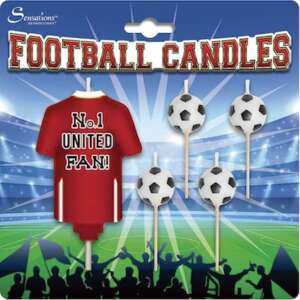 Sensations No.1 United Fan Football Candles