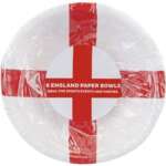 6" England Paper Bowls 6ct
