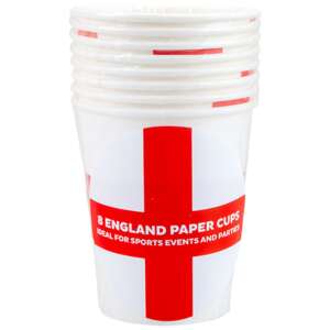 9oz England Paper Cups 8ct