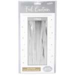Oaktree Matt Silver Foil Door Curtain 0.9m x 2.4m