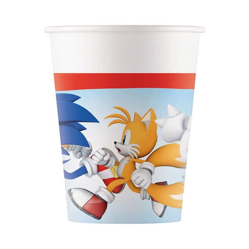 Decorata Party Sonic the Hedgehog Paper Cups 8ct