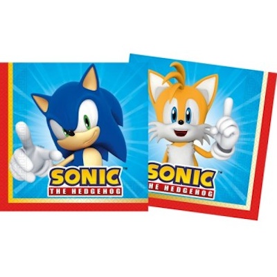 Decorata Party Sonic the Hedgehog Napkins 20ct