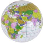 Inflatable Globe Party Prop 40cm