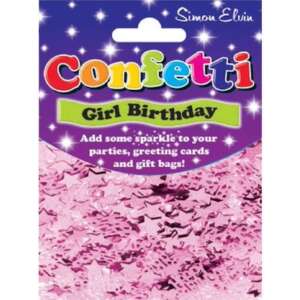 Simon Elvin Pink Birthday Table Confetti 14g
