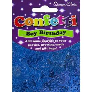 Simon Elvin Blue Birthday Table Confetti 14g