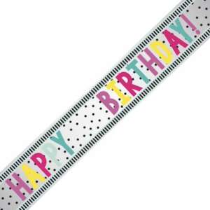 Amscan Multi Dots Add-An-Age Banner 1.8m