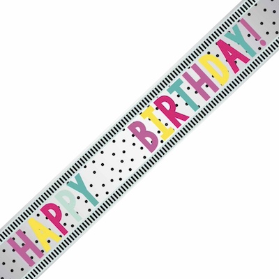 Amscan Multi Dots Add-An-Age Banner 1.8m
