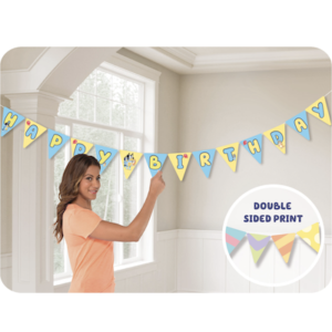 Amscan Bluey Paper Pennant Banner 4.5m