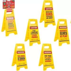 Elf Mini Warning Sign