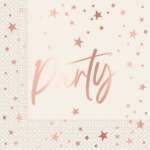 Decorata Party Rose Gold Party Napkins 20ct