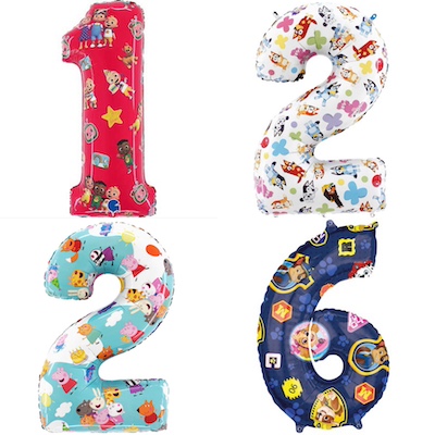 Character Themed 26" Large Numbers