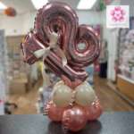 Mini Double Number Airfilled Table Top Column