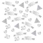Amscan Silver Wedding Anniversary Table Confetti 28g