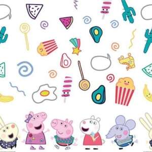 Procos Peppa Pig Messy Play Plastic Tablecover 1.8m x 1.2m