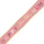 Unique Dusky Pink Happy Birthday Mum Banner 2.74m