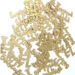 Alandra Happy Birthday Giant Gold Confetti