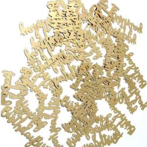 Alandra Happy Birthday Giant Gold Confetti