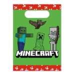 Procos Minecraft Paper Party Bags 4ct
