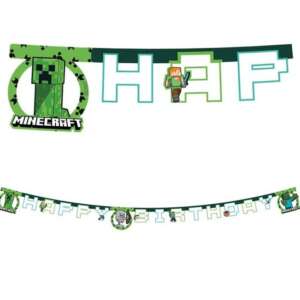 Procos Minecraft Paper Letter Banner 2m