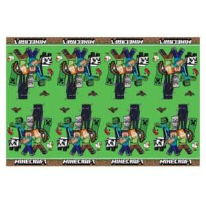 Procos Minecraft Plastic Tablecover 120cm x 180cm