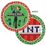 Procos Minecraft Paper Plates 8ct