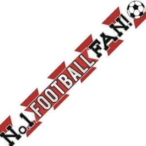 Sensations Red No.1 Football Fan Banner 2.7m