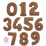 Satin Chocolate Giant Numbers